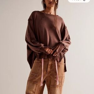 NWT We The Free Camden Oversized Pullover By Free People